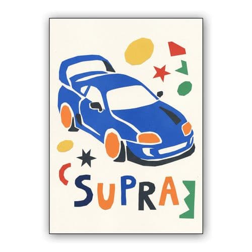 Matisse Style Supra A80 Cutout wall art poster
