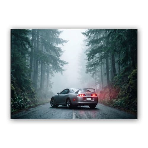 Supra A80 Misty Forest Sentinel wall art poster