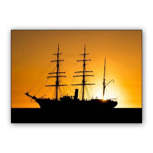 Endurance Sunset Silhouette wall art poster