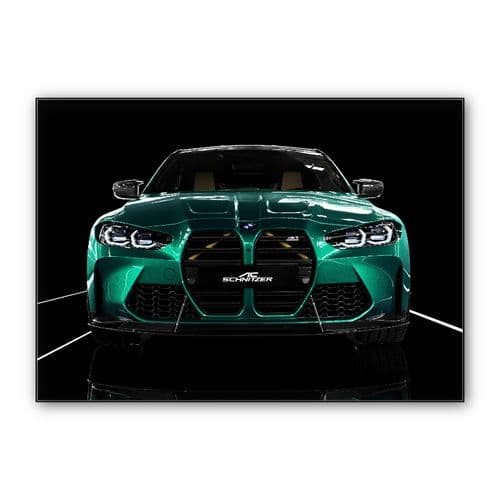 BMW M3 G80 Competition AC Custom  wall art poster
