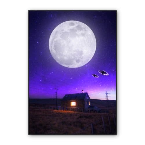 Orb of night wall art poster