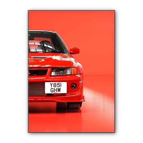 Mitsubishi Lancer Evo VI TME wall art poster