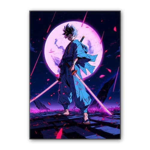 Ultra Instinct Goku wall art poster