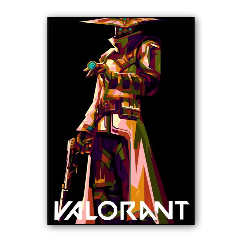 Chyper Valorant in wpap pop art