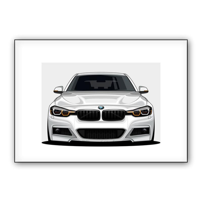 BMW 3 Series Car Canvas Audi
