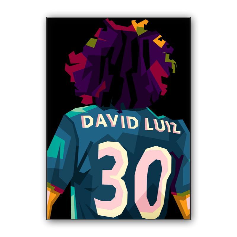 David Luiz in wpap pop art
