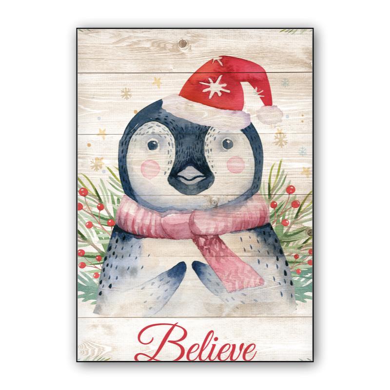 Believe Christmas Penguine