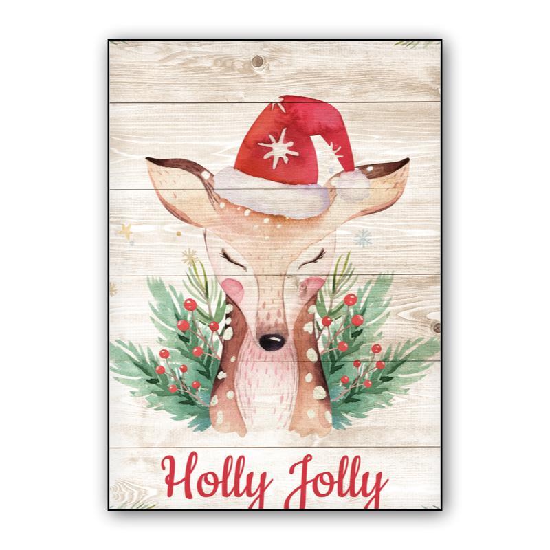Christmas Holly Jolly Deer