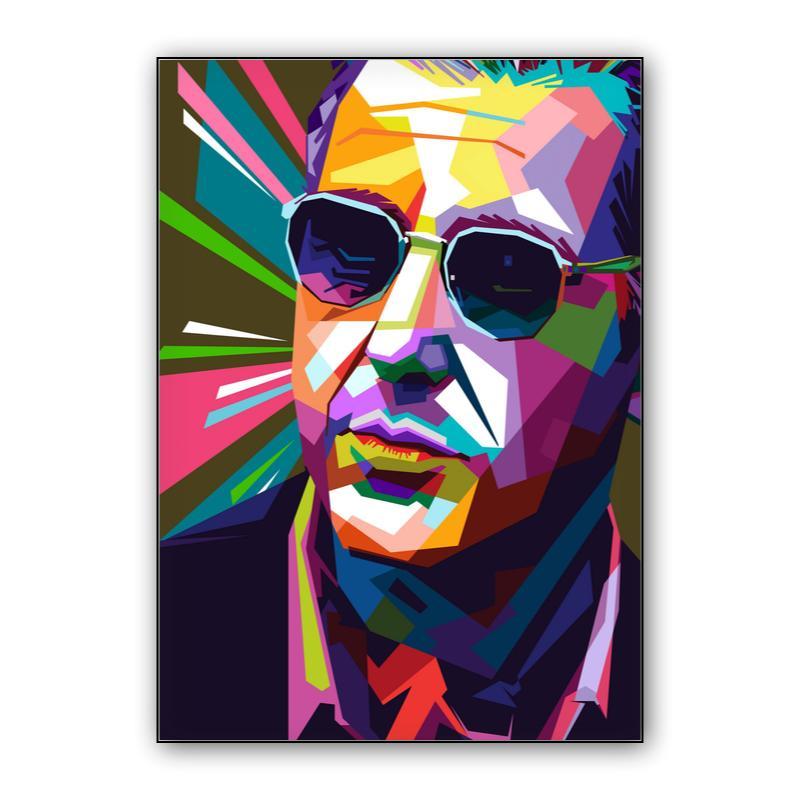 The Good Father II in wpap pop art