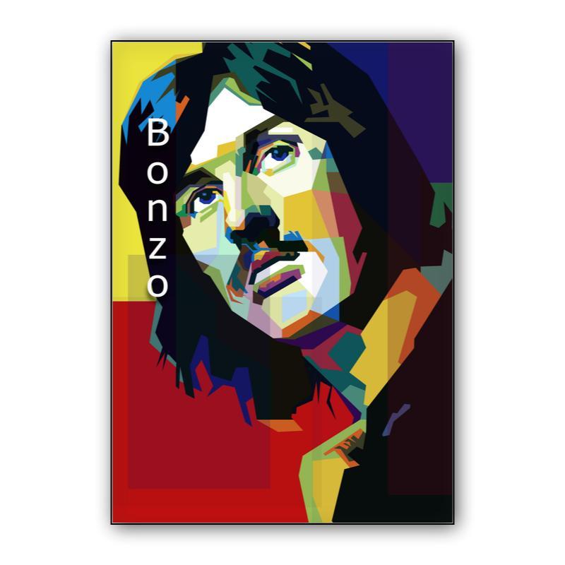 John Bonham "Bonzo" Pop Art WPAP