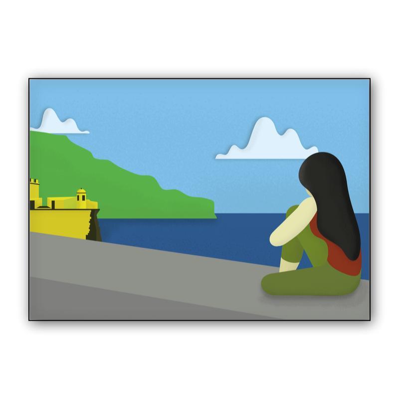 Girl and Sea