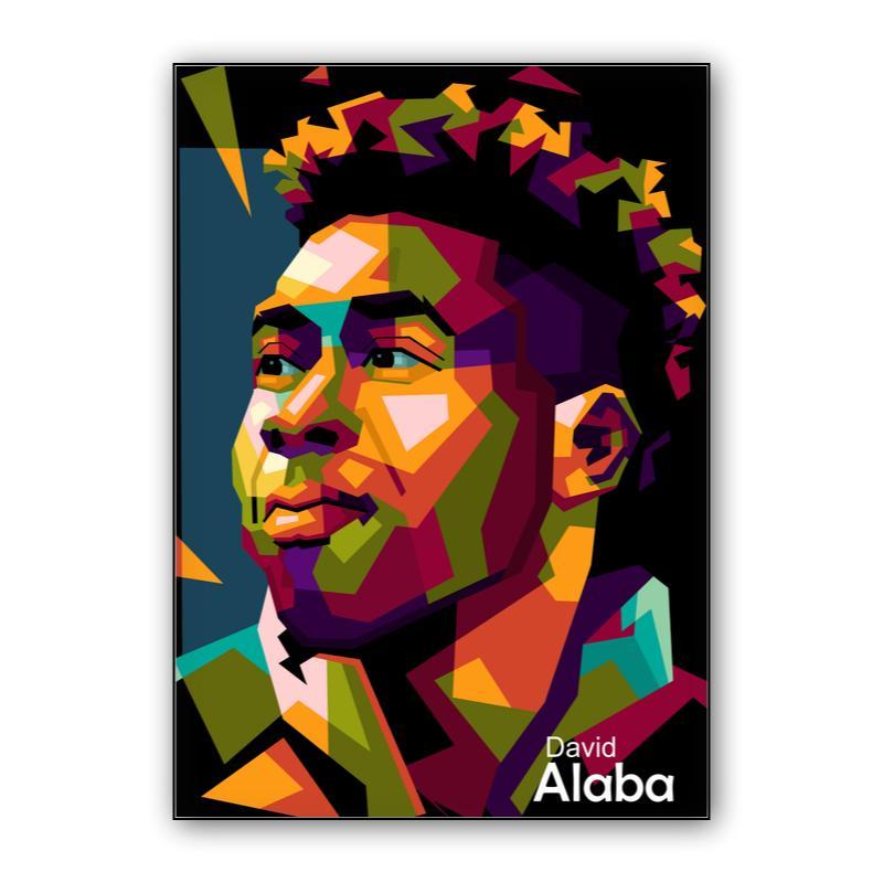 David Alaba in Pop art