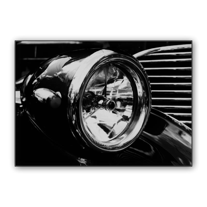 Black and White Chevrolet 1937