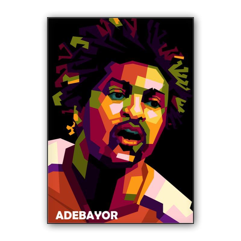 Emmanuel Adebayor in wpap pop art