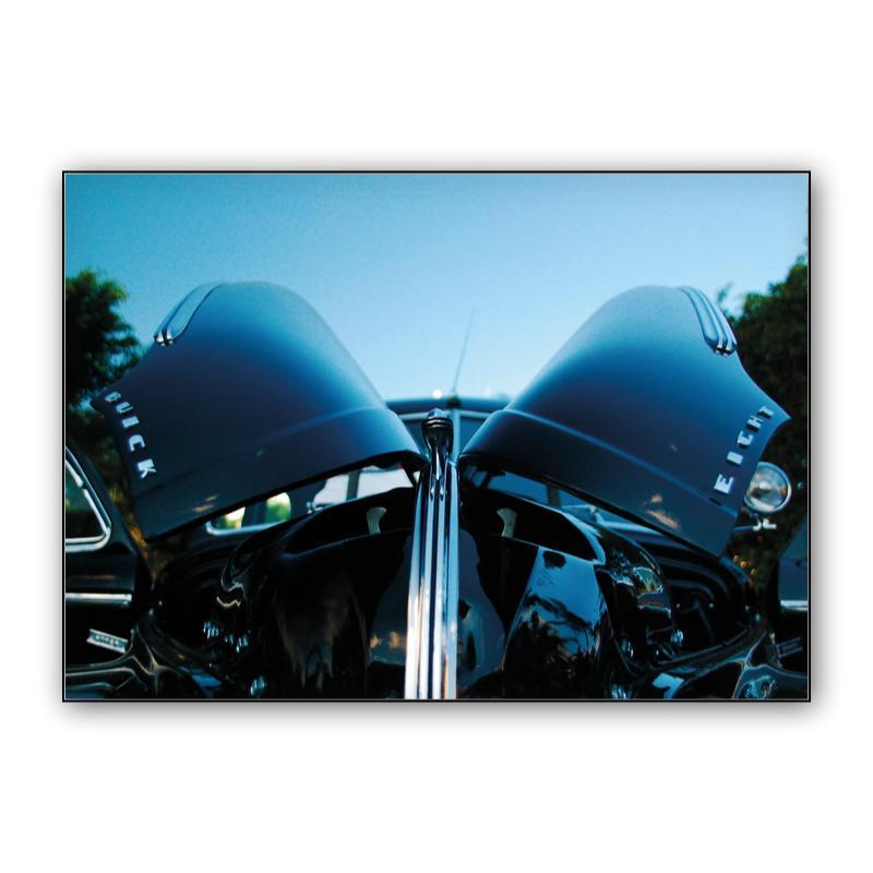 Black Buick Eight Canvas Print