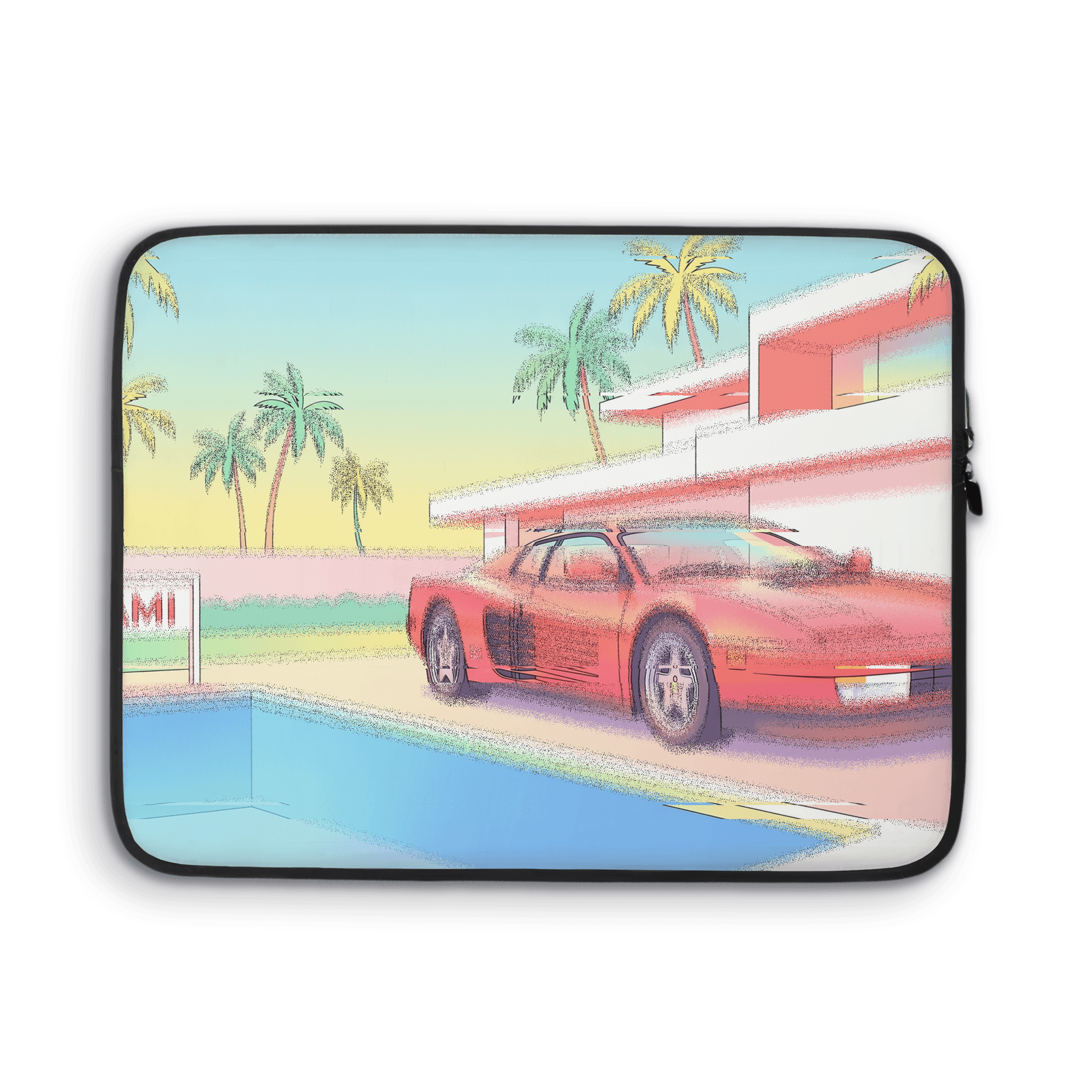 Miami Poolside: Classic Ferrari Testarossa