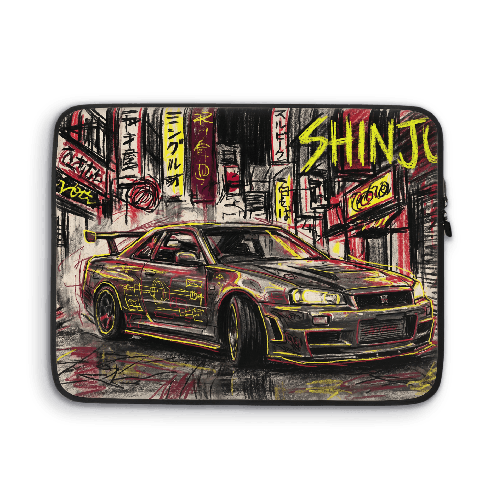 Shinjuku Raw: Nissan Skyline GT-R R34 Sketch