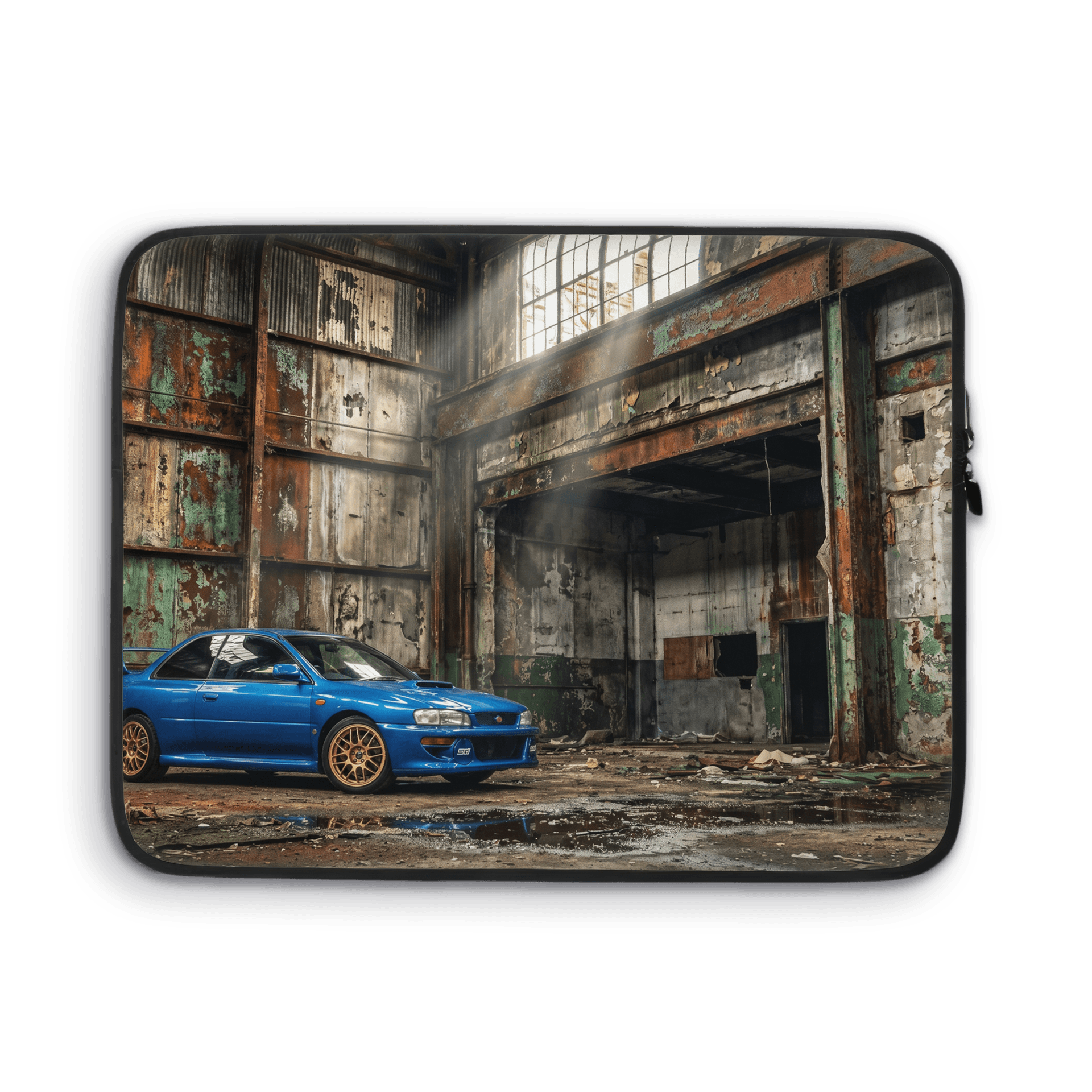 Industrial Legend - Subaru Impreza 22B STi in Abandoned Warehouse