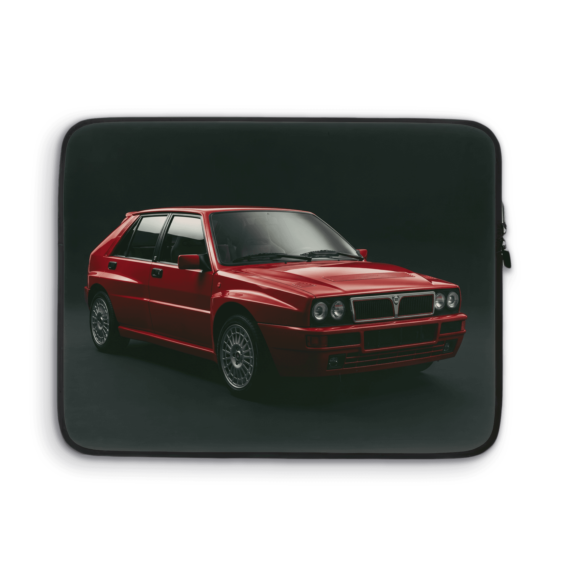 Lancia Delta HF Integrale Red Studio Portrait