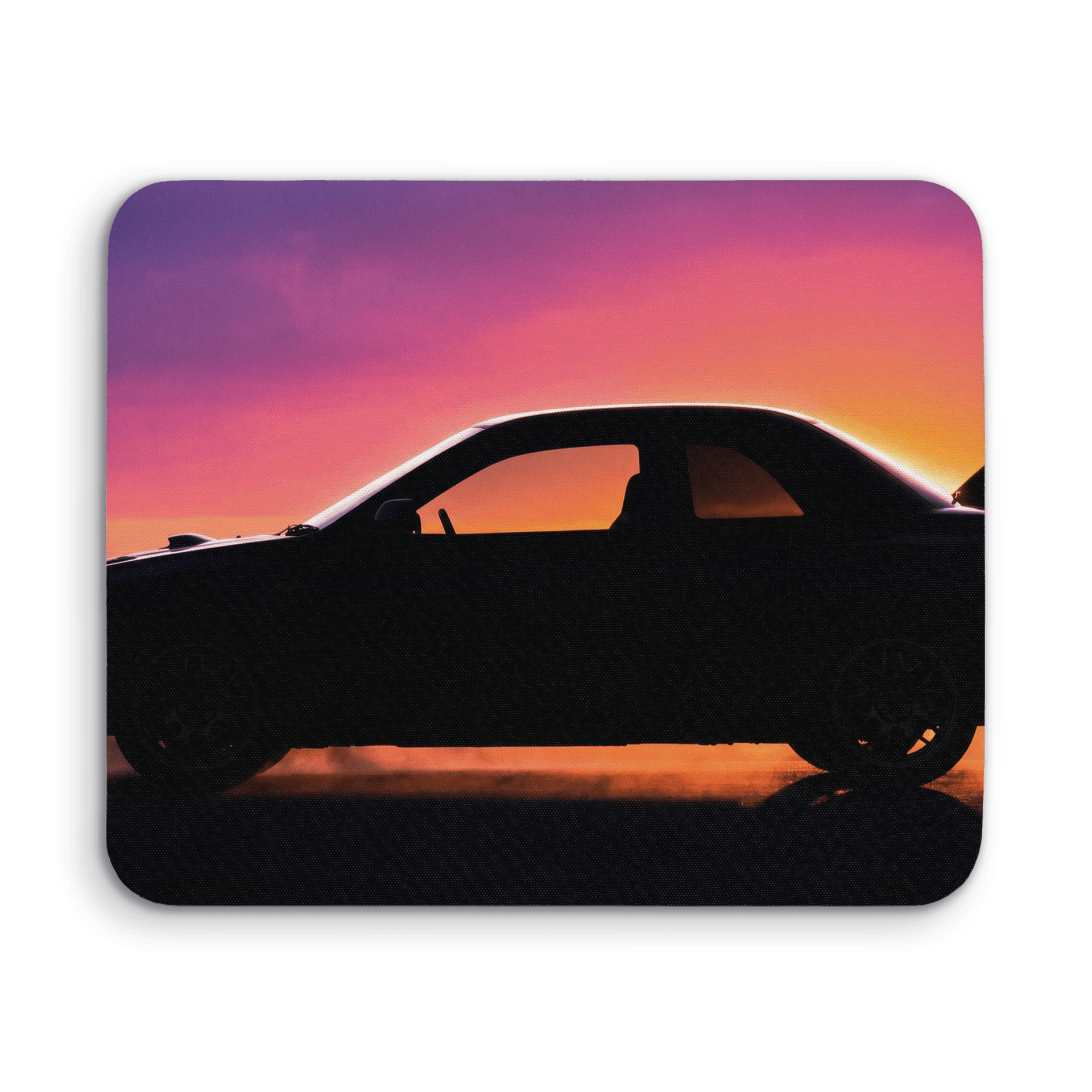 Subaru Impreza Sunset Silhouette Cinematic Art
