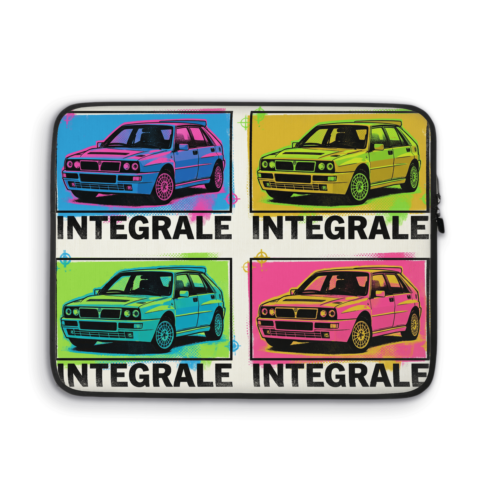 Lancia Delta Integrale Warhol Pop Art Poster