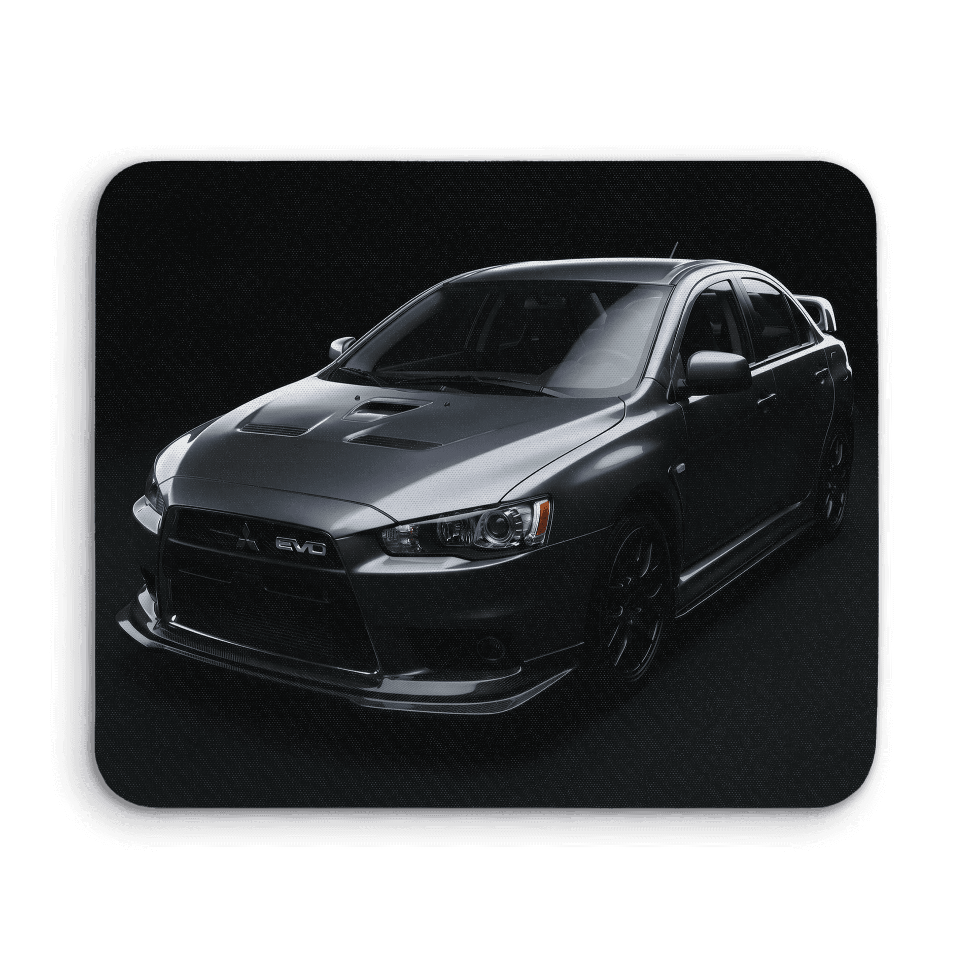 Mitsubishi Lancer Evolution X Gunmetal Grey Studio Portrait