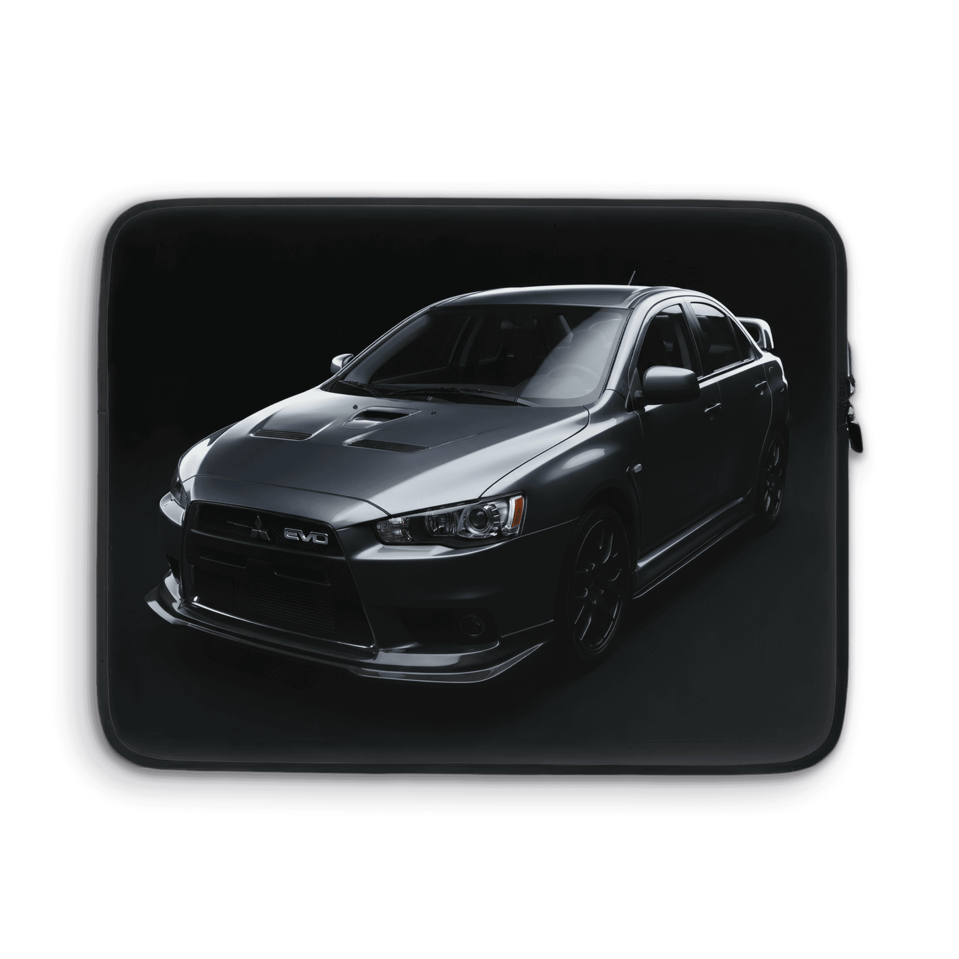 Mitsubishi Lancer Evolution X Gunmetal Grey Studio Portrait