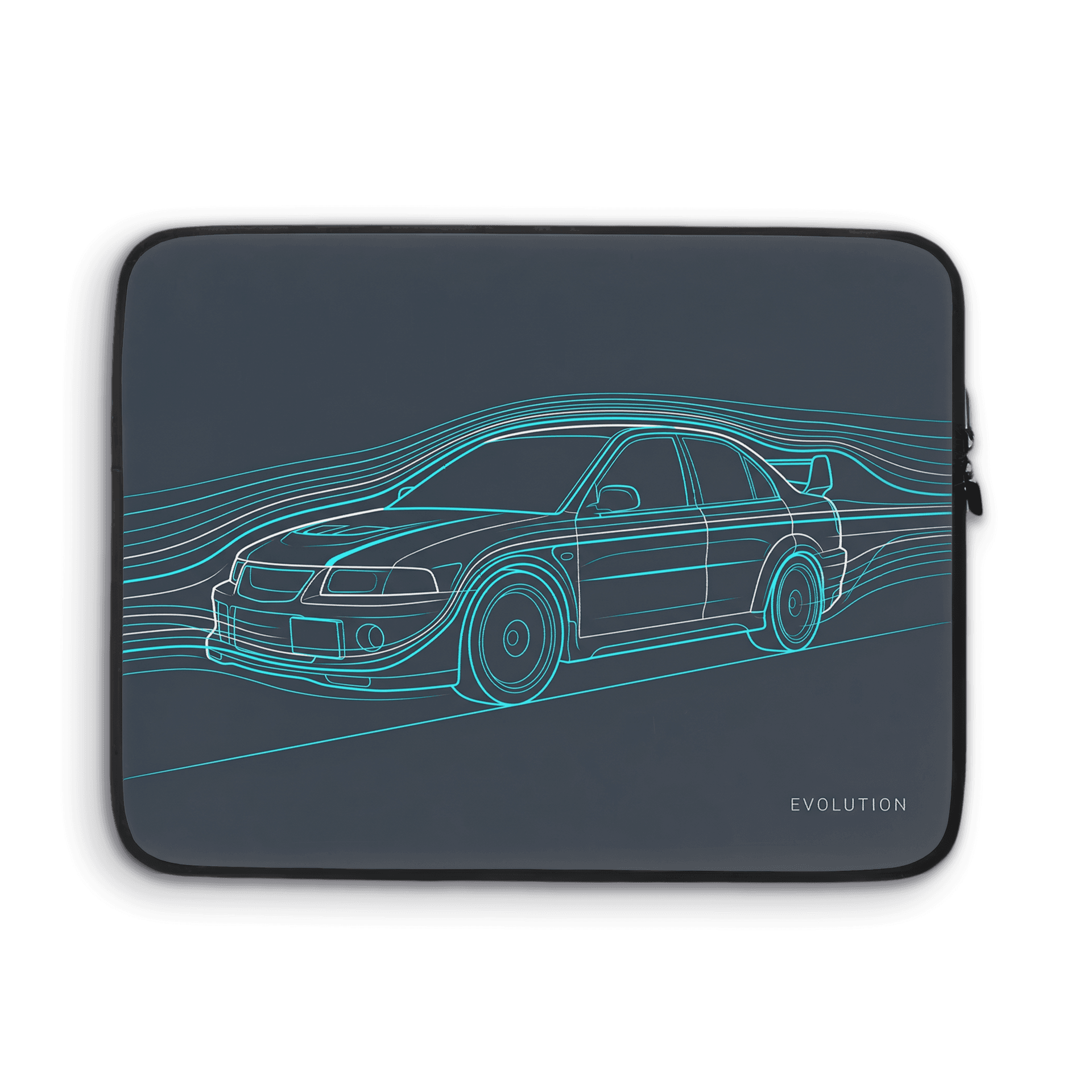 Mitsubishi Lancer Evo Wind Tunnel Aerodynamics Art