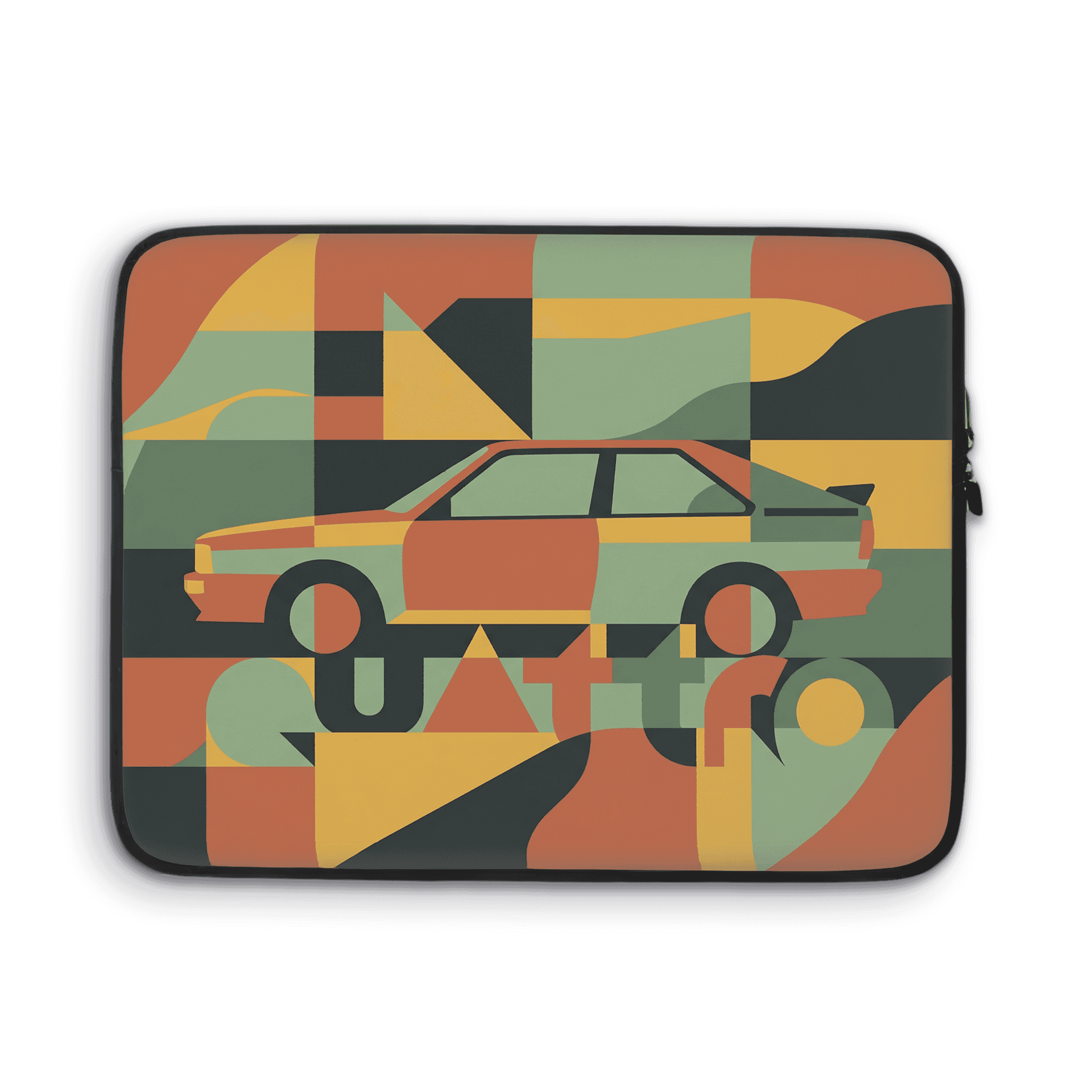 Audi Quattro Symmetrical Geometric Abstract Poster