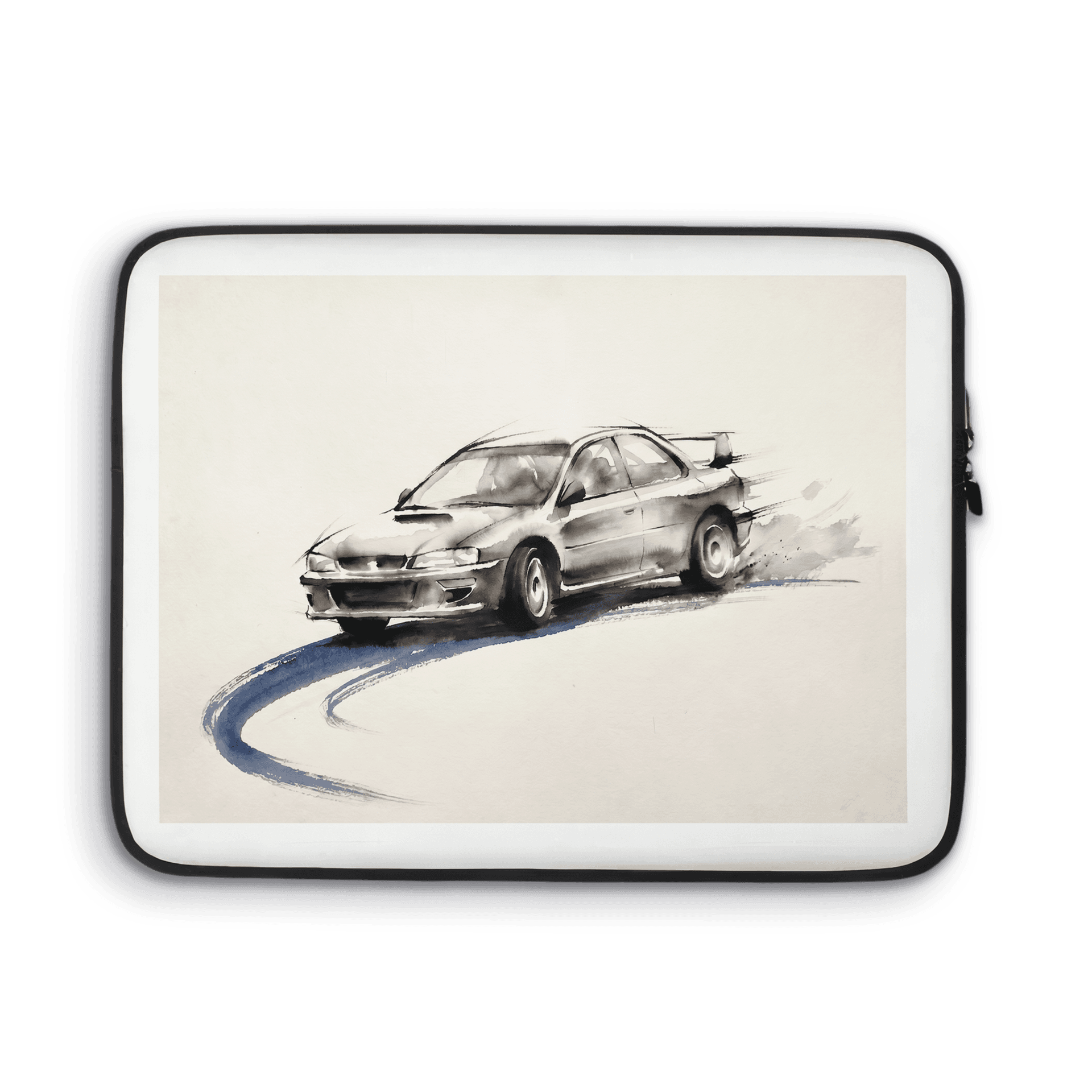 Minimalist Impreza Sumi-e Rally