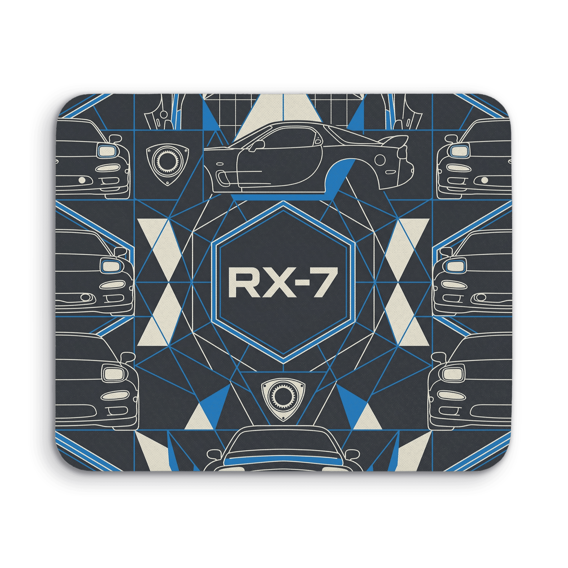 Geometric RX-7 FD3S Pattern Art