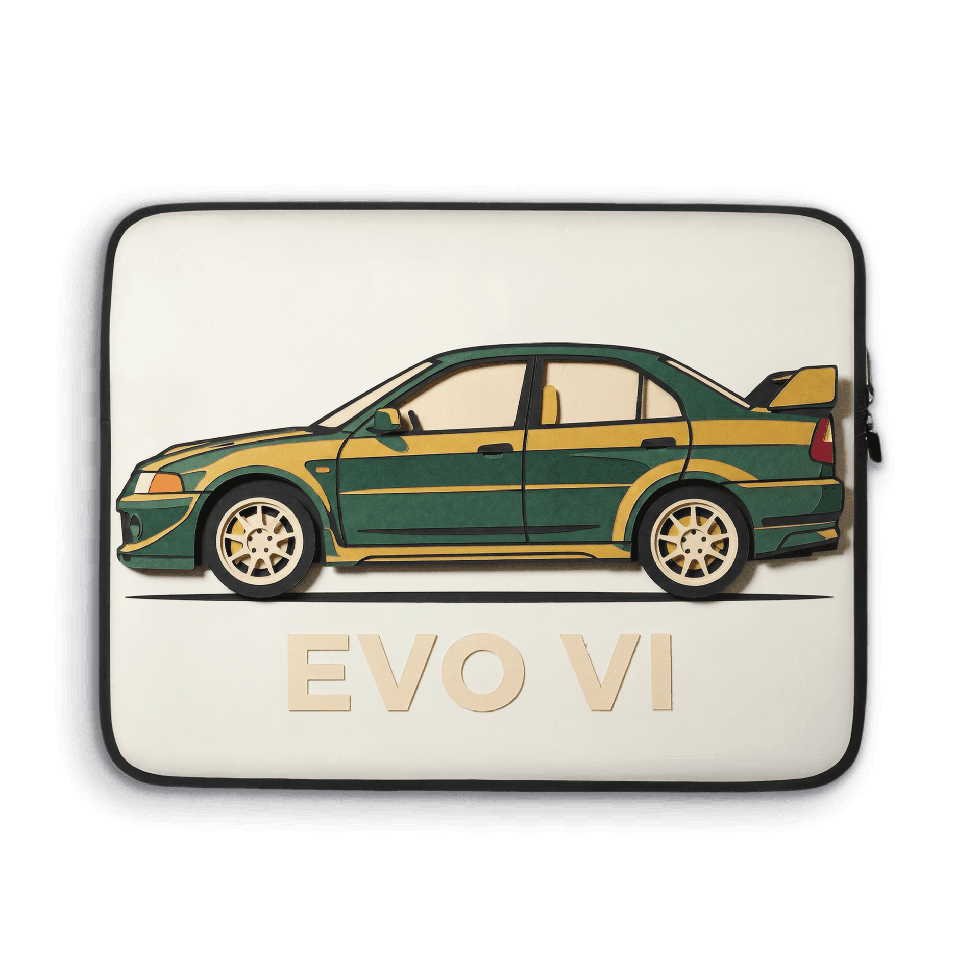 Paper Cutout Evo VI Graphic
