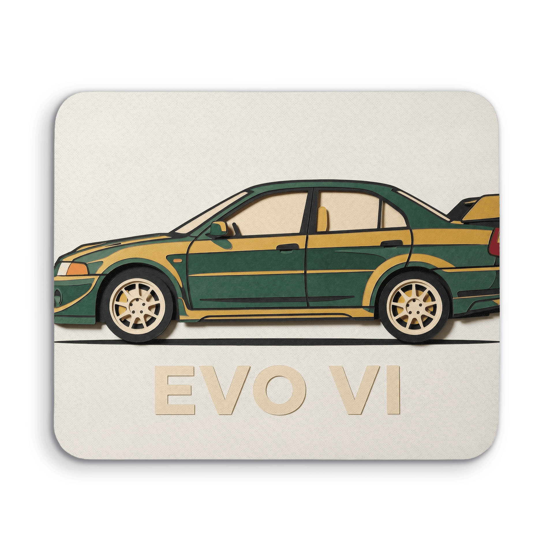 Paper Cutout Evo VI Graphic