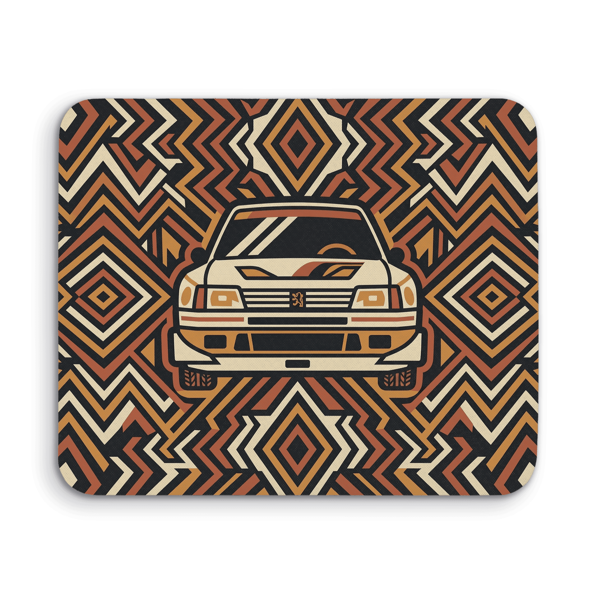 Peugeot 205 T16 Geometric Pattern Art
