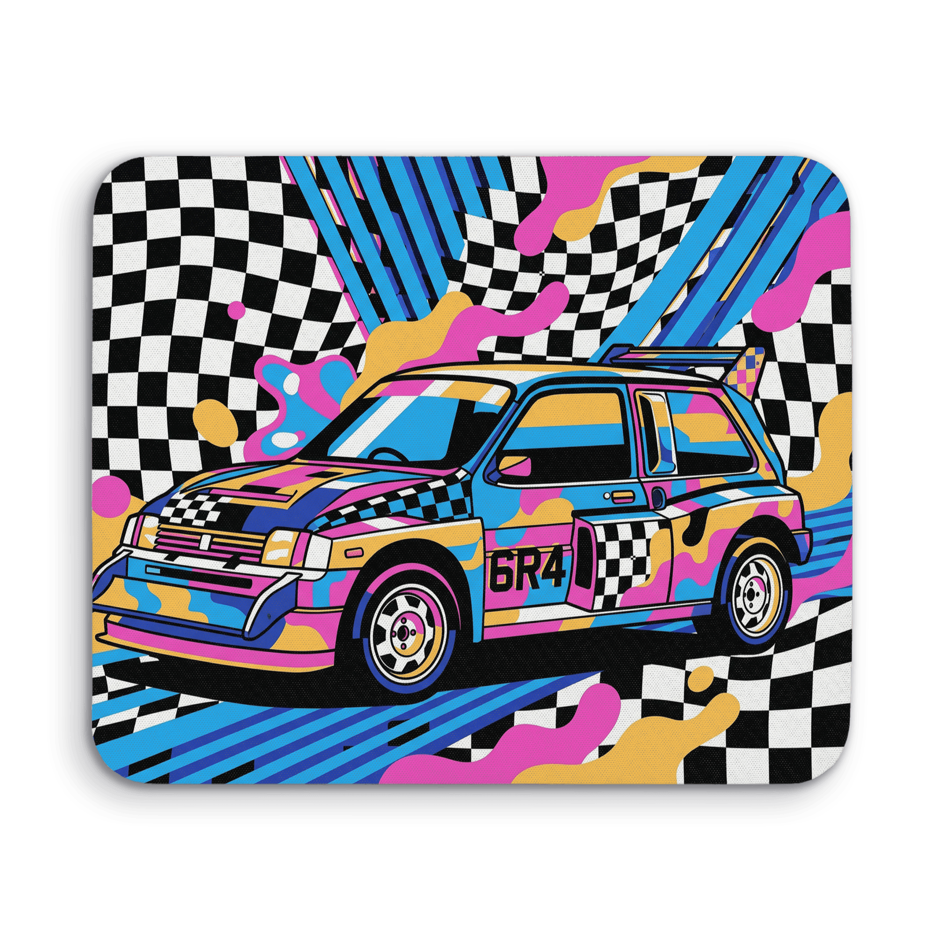 MG Metro 6R4 Memphis Design Retro Art