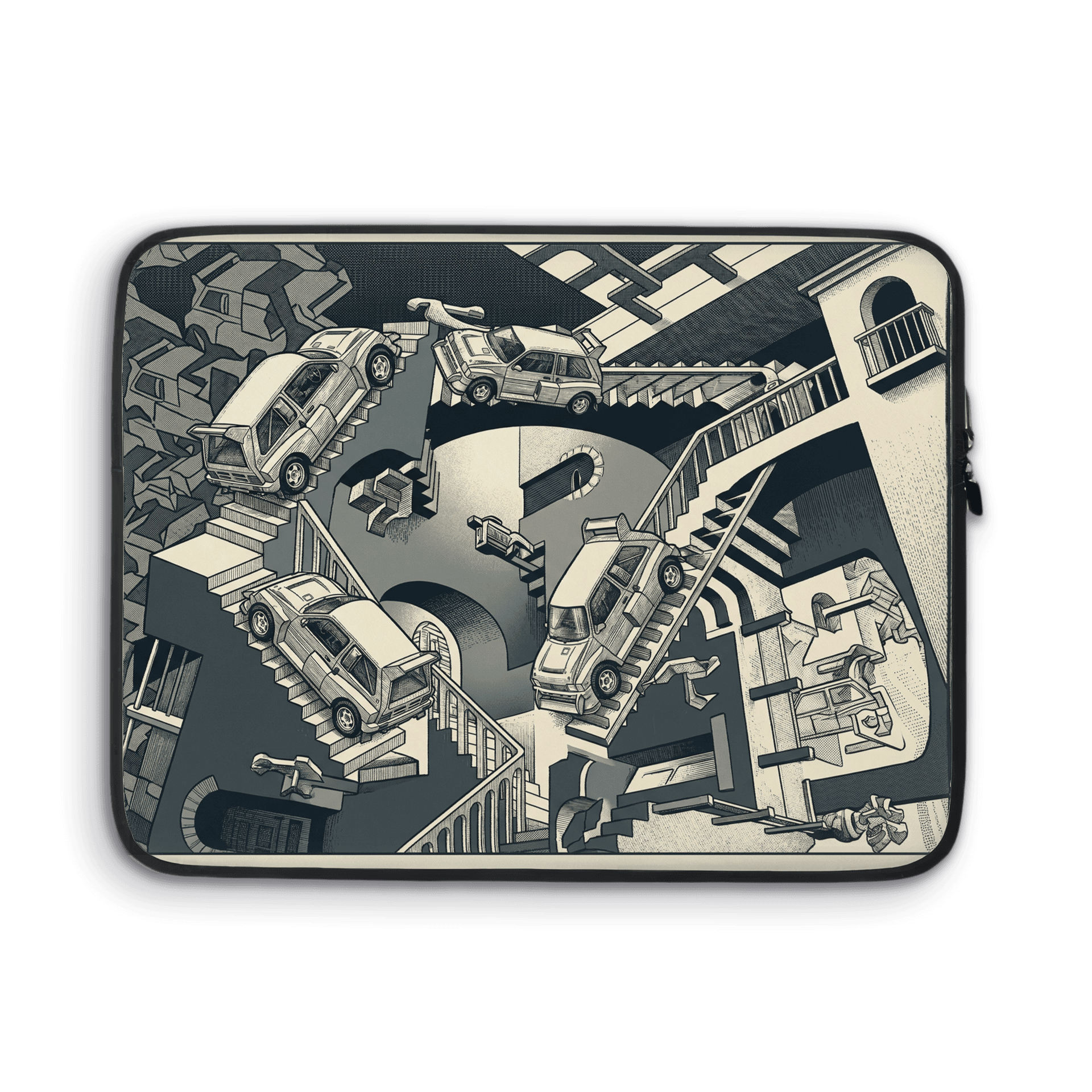 MG Metro 6R4 Escher Relativity Art