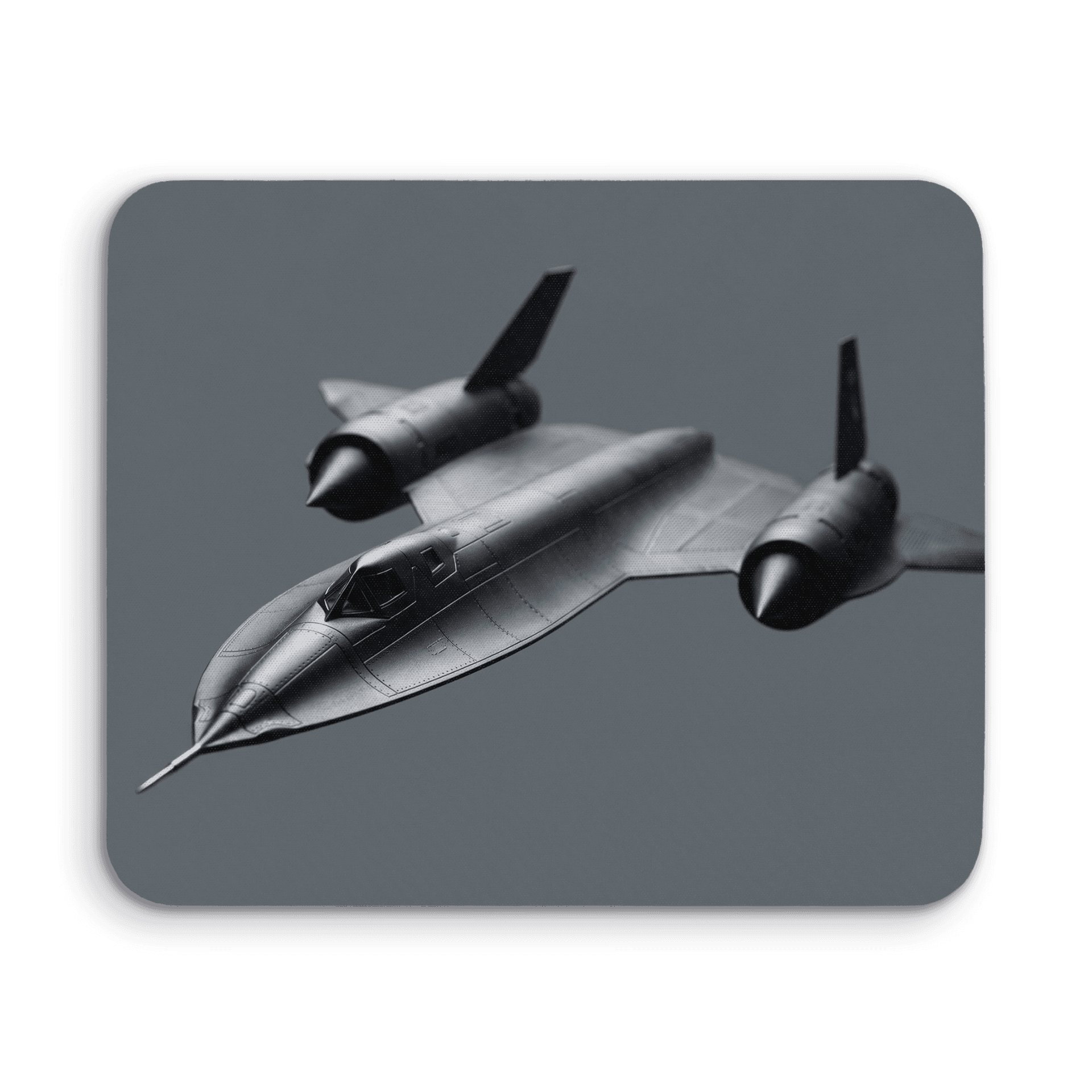 Sleek Titanium SR-71 Blackbird