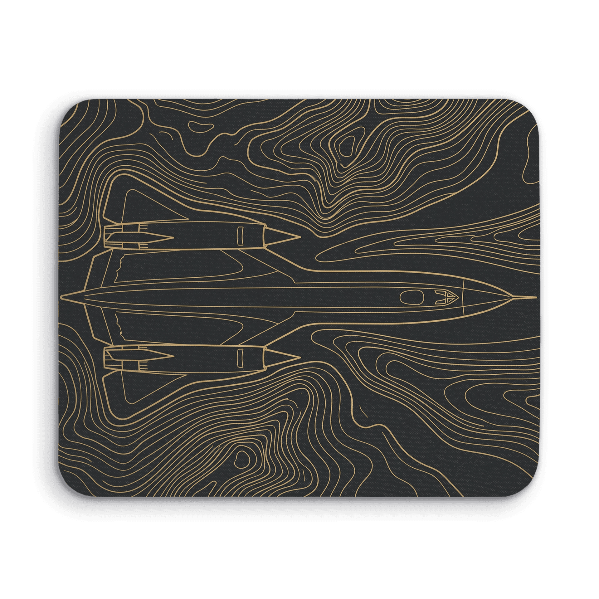 Topographic SR-71 Blackbird