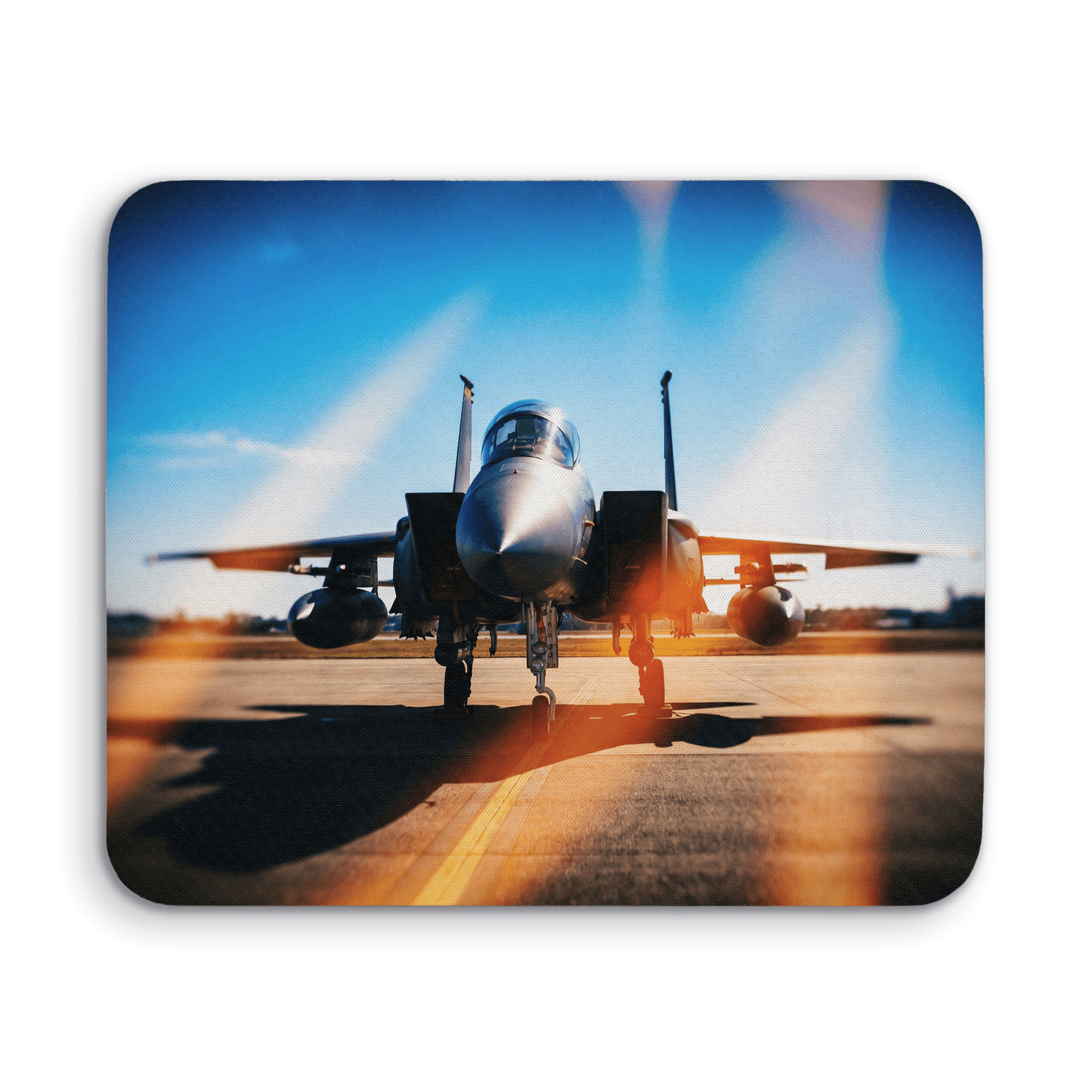 F-15 Eagle Golden Hour Flare