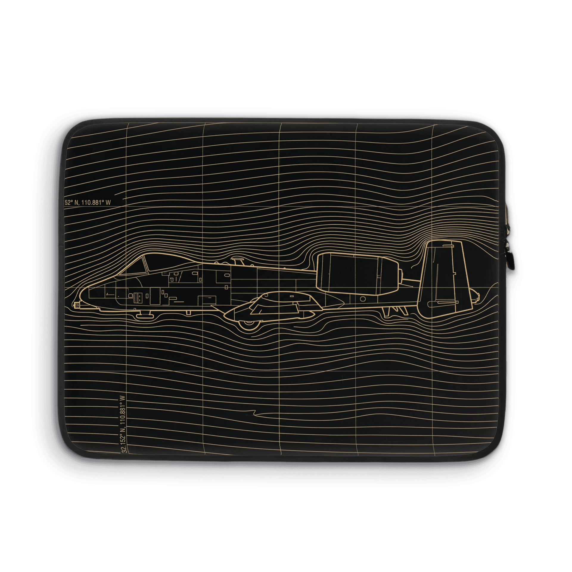 Topographic A-10 Thunderbolt II
