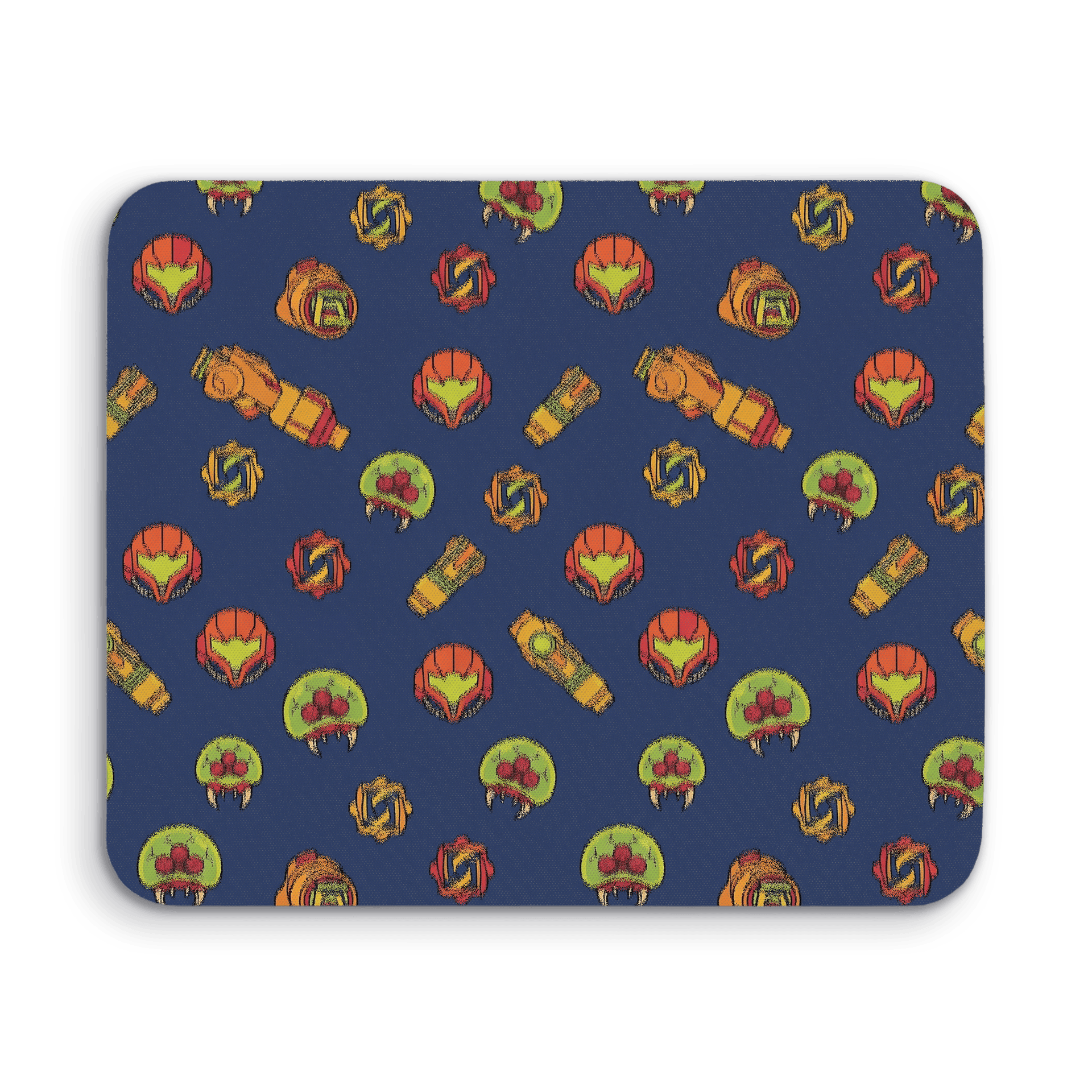 Metroid Universe Seamless Pattern