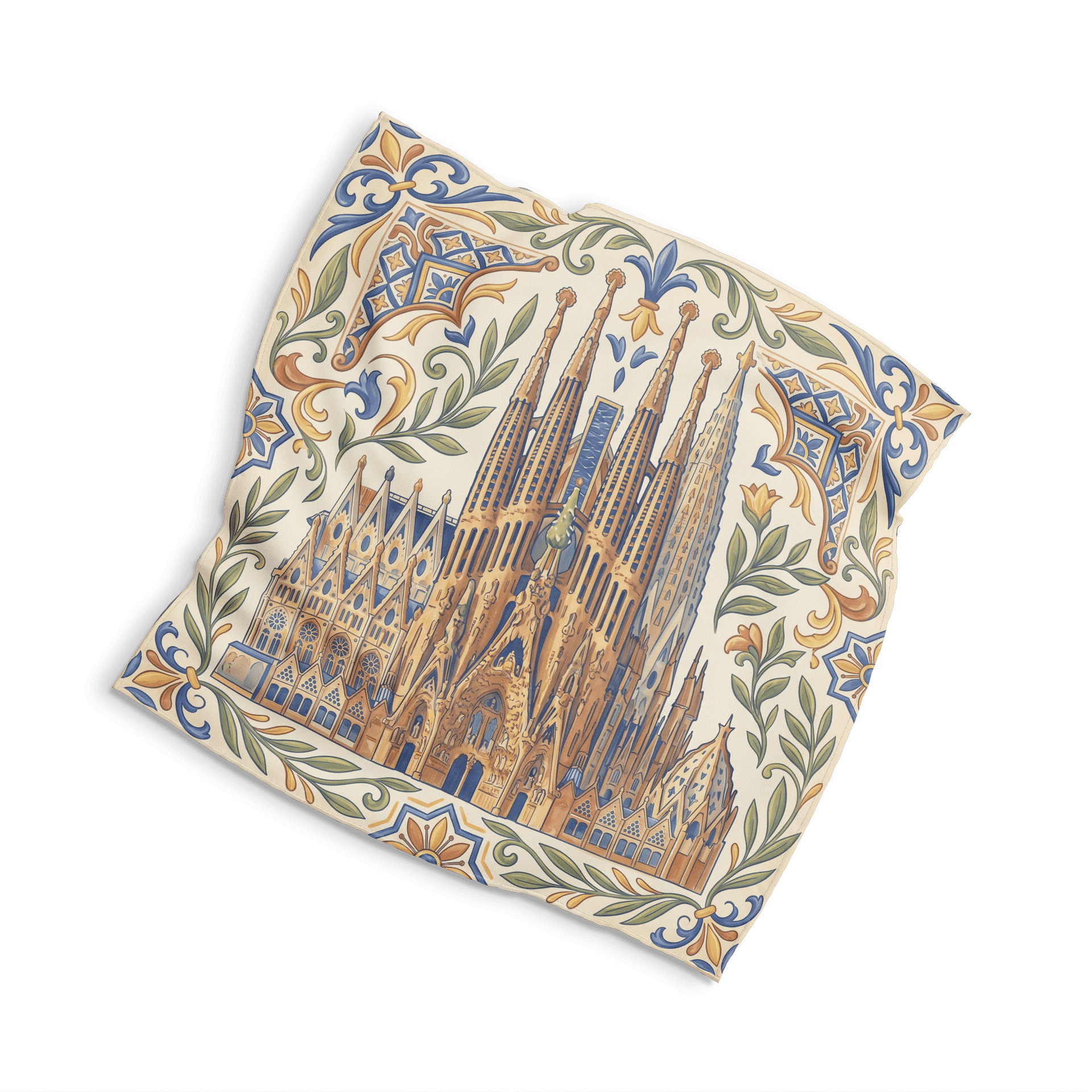 Sagrada Familia Majolica Motif