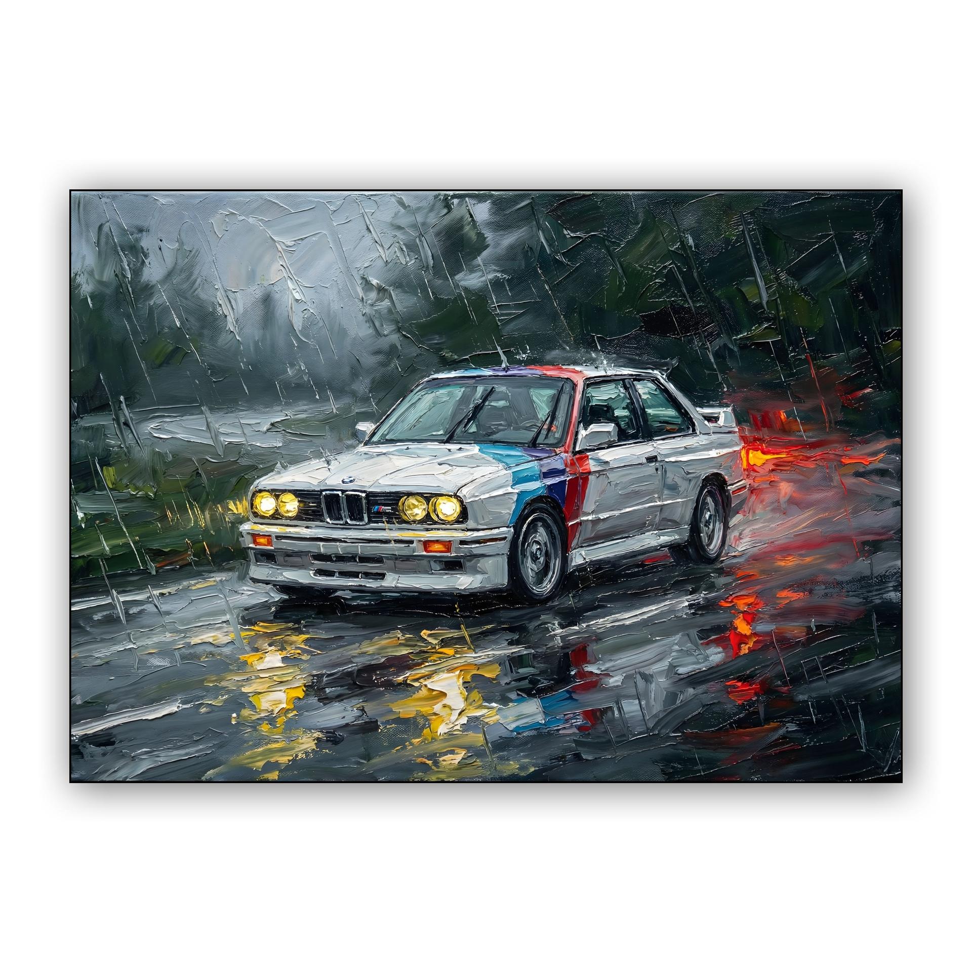 BMW E30 M3 Rain Run Impasto