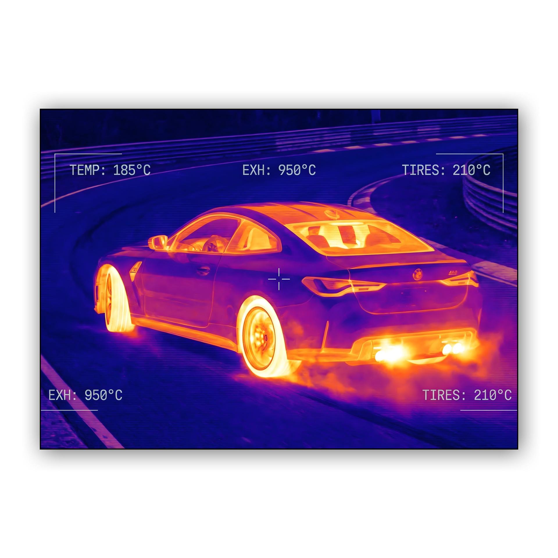BMW M4 Thermal Drift Vision