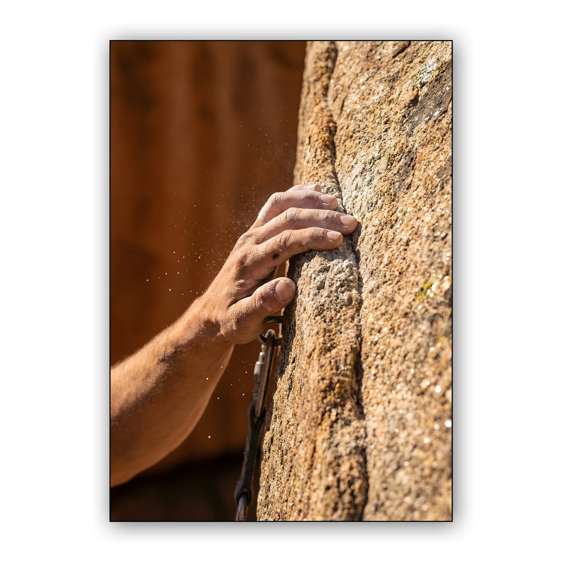 The Power of Friction: A Climber's Grip