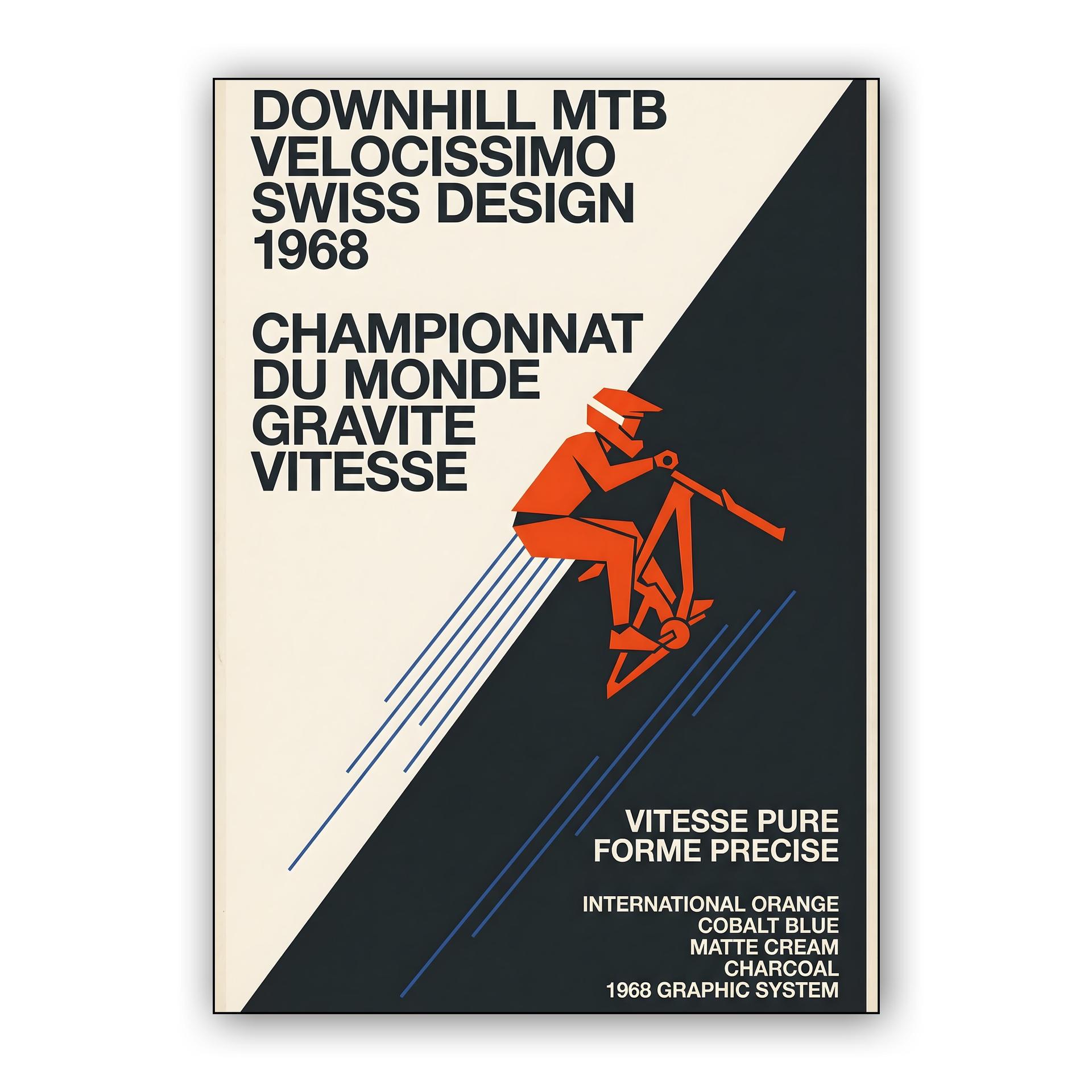 Vitesse Pure: 1968 Swiss Design Downhill MTB