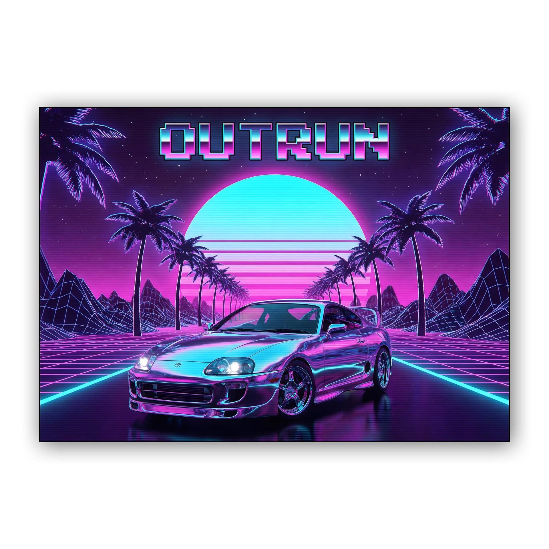 Outrun Supra Synthwave Dream