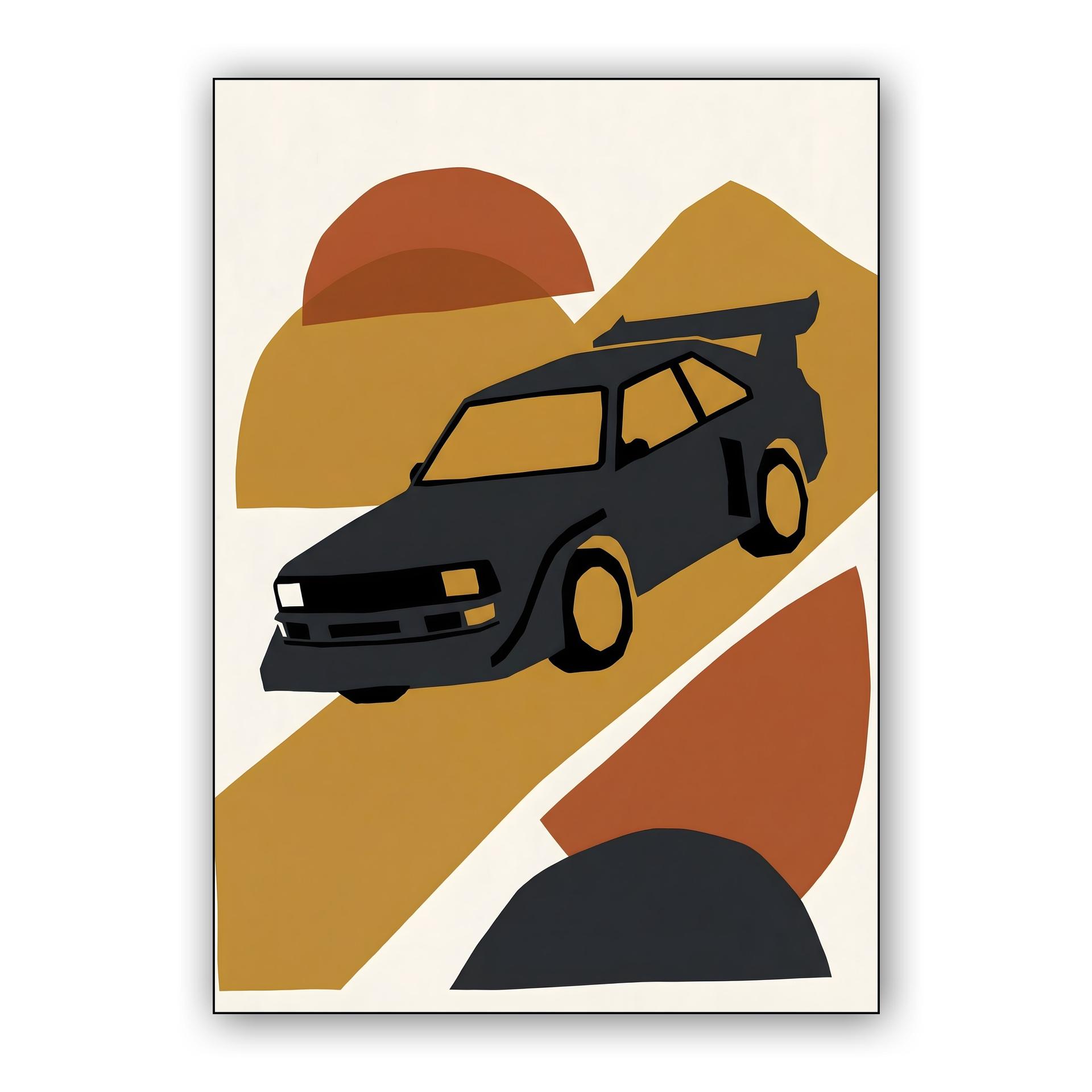 Audi Sport Quattro S1: Earthy Geometric Minimalist