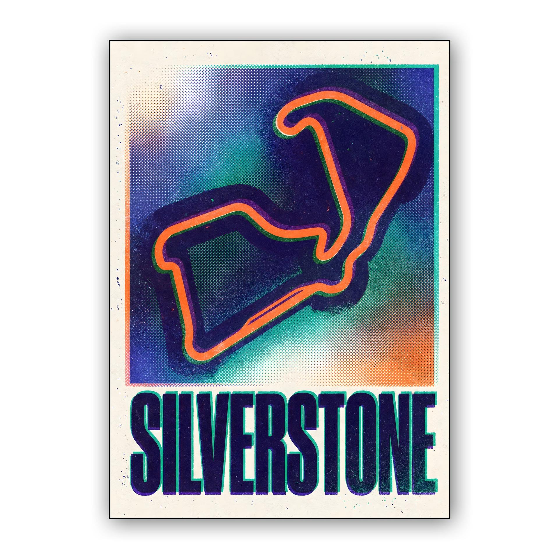 Silverstone Retro Halftone Circuit