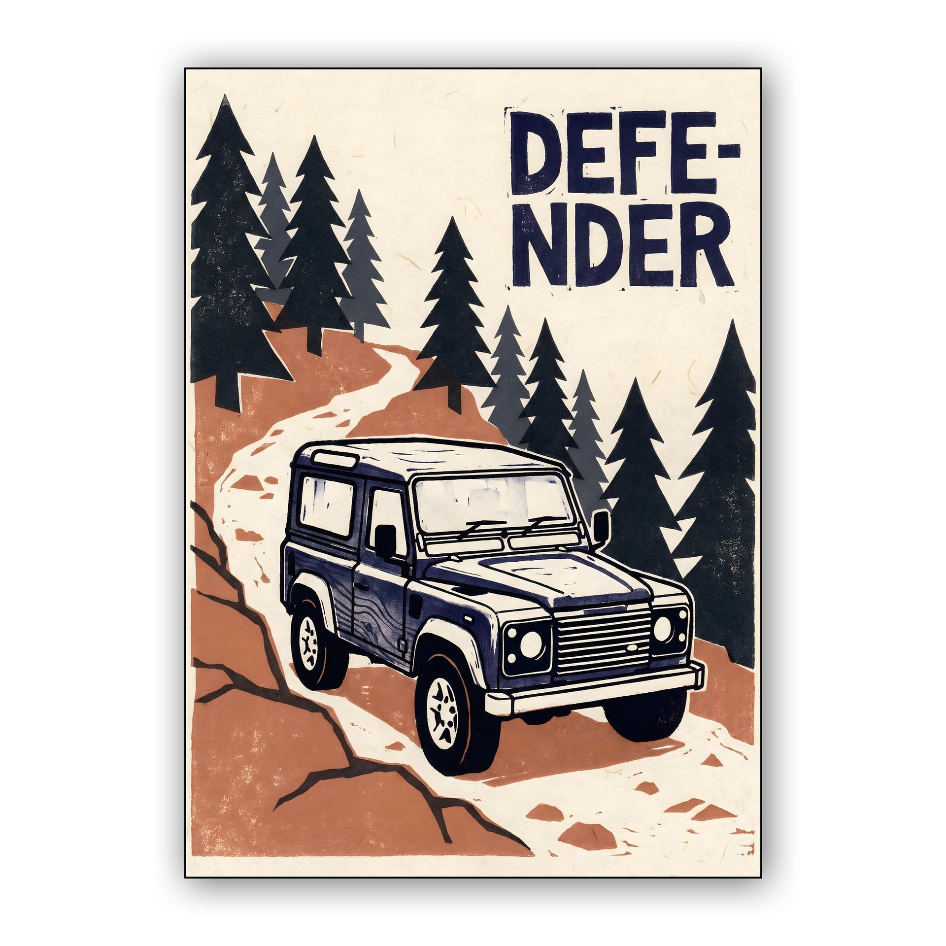 Defender 90 Woodcut Mountain Trail